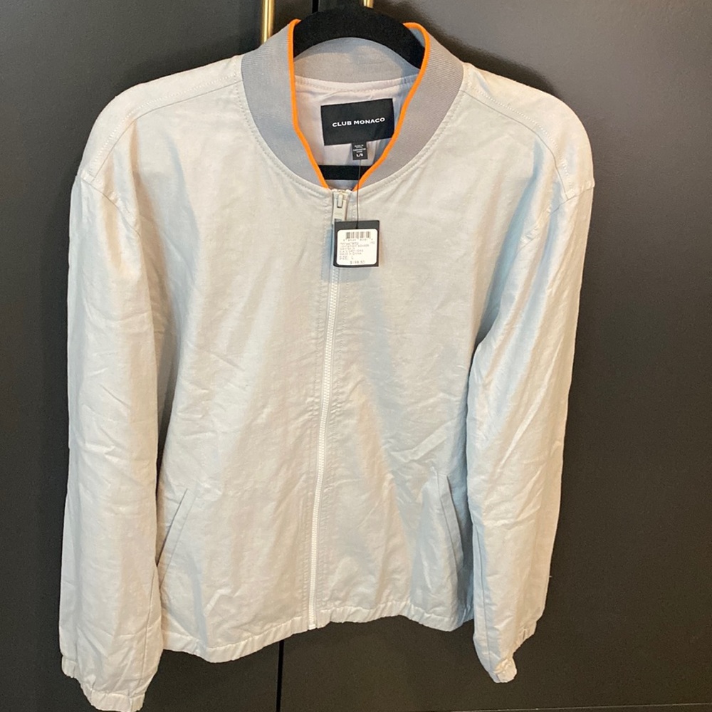 Men jacket club Monaco light grey